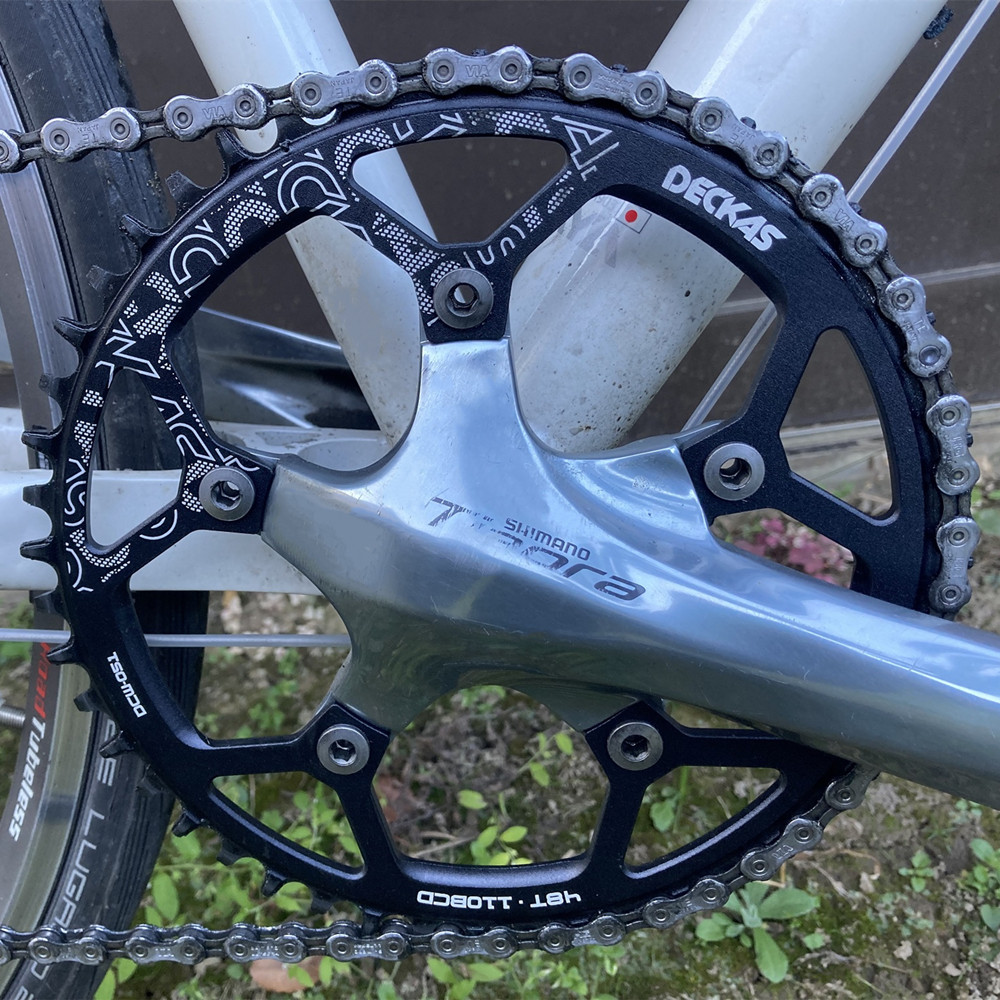 Deckas 110BCD Kettingblad Racefiets Smalle Grove 36T 38T 40T 42T 44T 46T 48T 50T 52T 110BCD 5 bouten fiets Kettingwiel