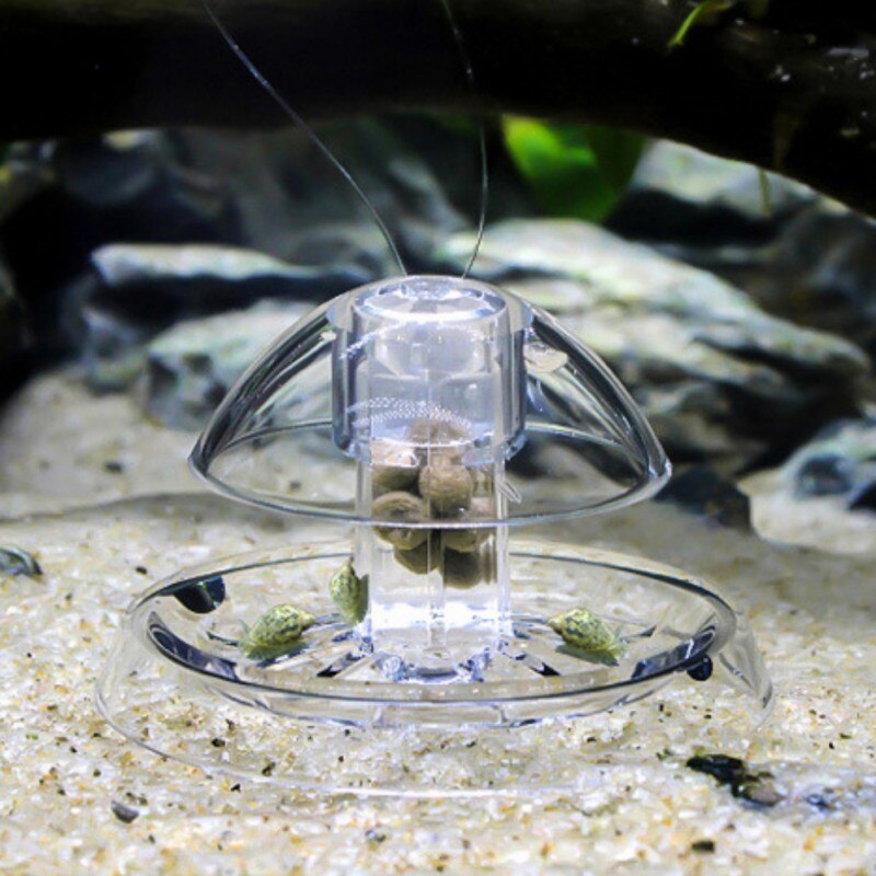 Nyeste akvariefiskplante tank plast klar sneglefælde akvariefisk akvarieplanter planarian leech fangstmiljø