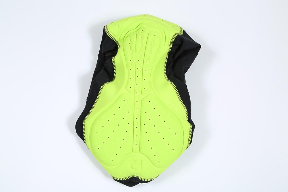 cuissard à bretelles homme vert fluo