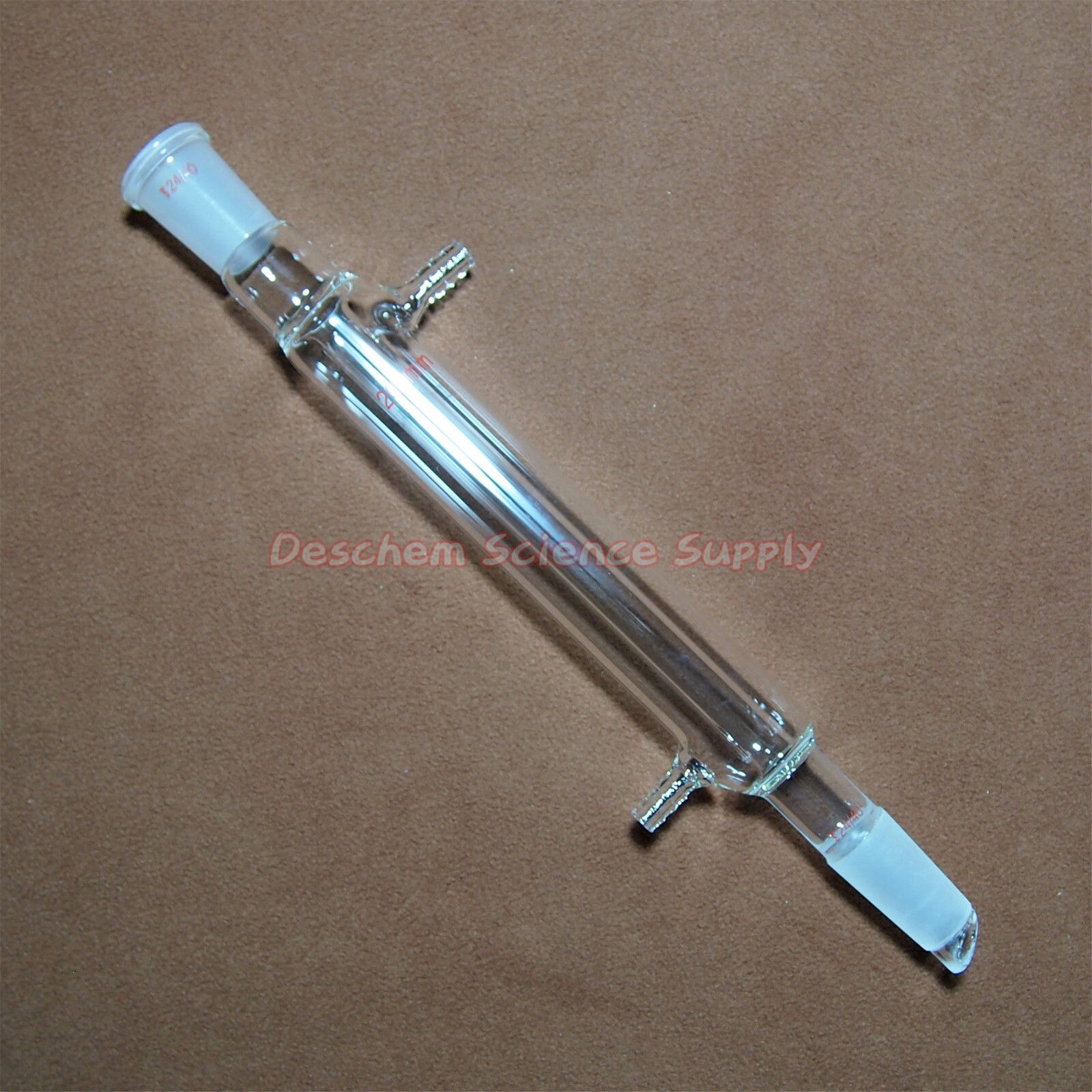 200mm,24/40, glas liebig kondensator, kolonne til laboratoriekemi