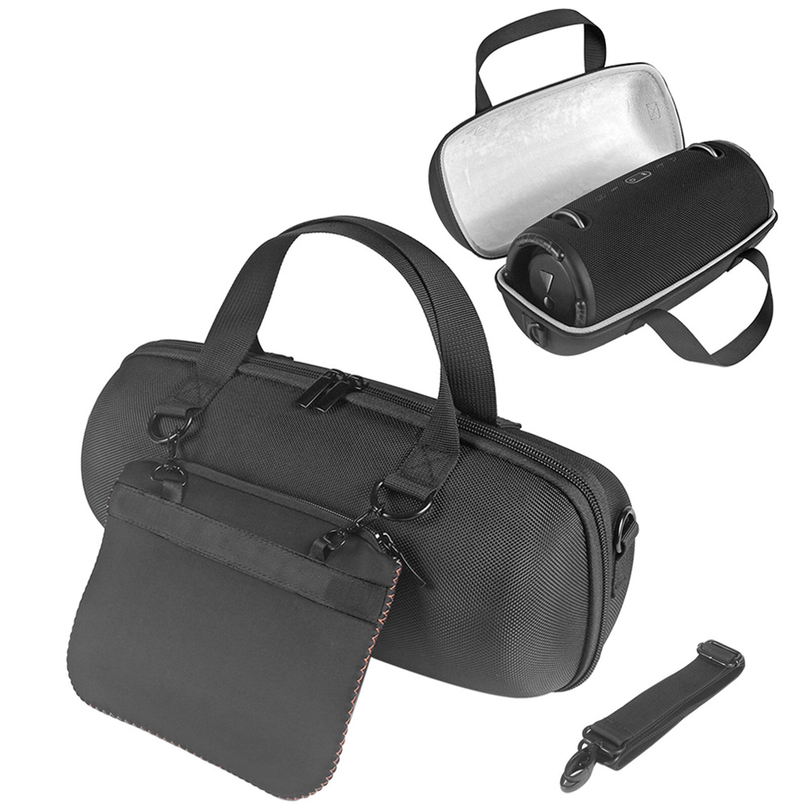 sacs de voyage durs, boîte de rangement + étui en Silicone souple pour JBL Xtreme 3 haut-parleur Bluetooth pour JBL Xtreme3 étui: Gray