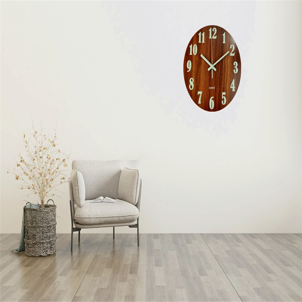 Luminous Wall Clock Large Watch Horloge 3d Diy Acrylic Mirror Stickers Quartz Duvar Saat Klock Modern Mute 2022