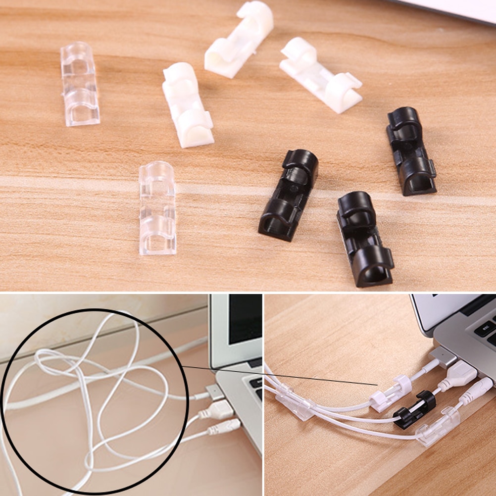 20Stck Kabel Clip Schreibtisch aufgeräumt Organize... - Grandado
