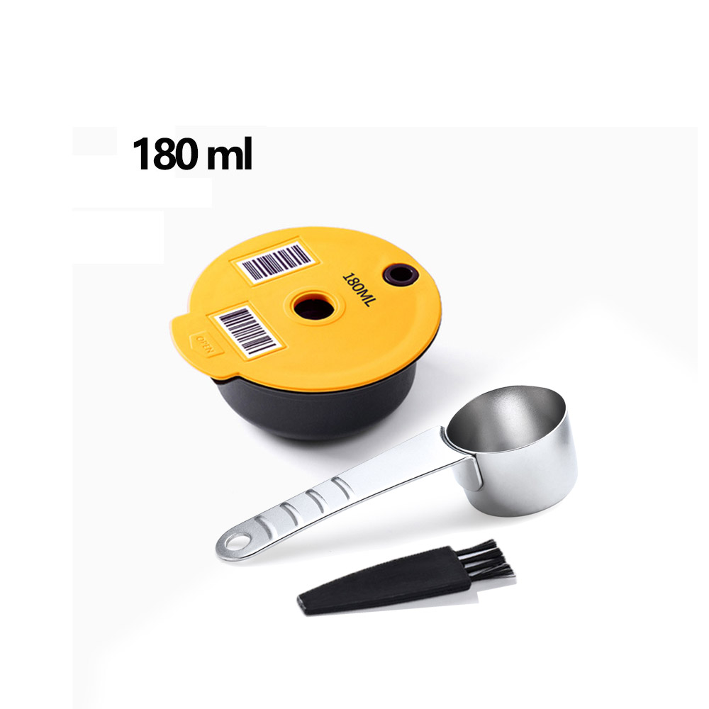 60/180200/220ML Reusable Coffee Capsule Pods for BOSCH-s Machine Tassimo Refillable Filter Pod Silicone Lid Replacement: plum