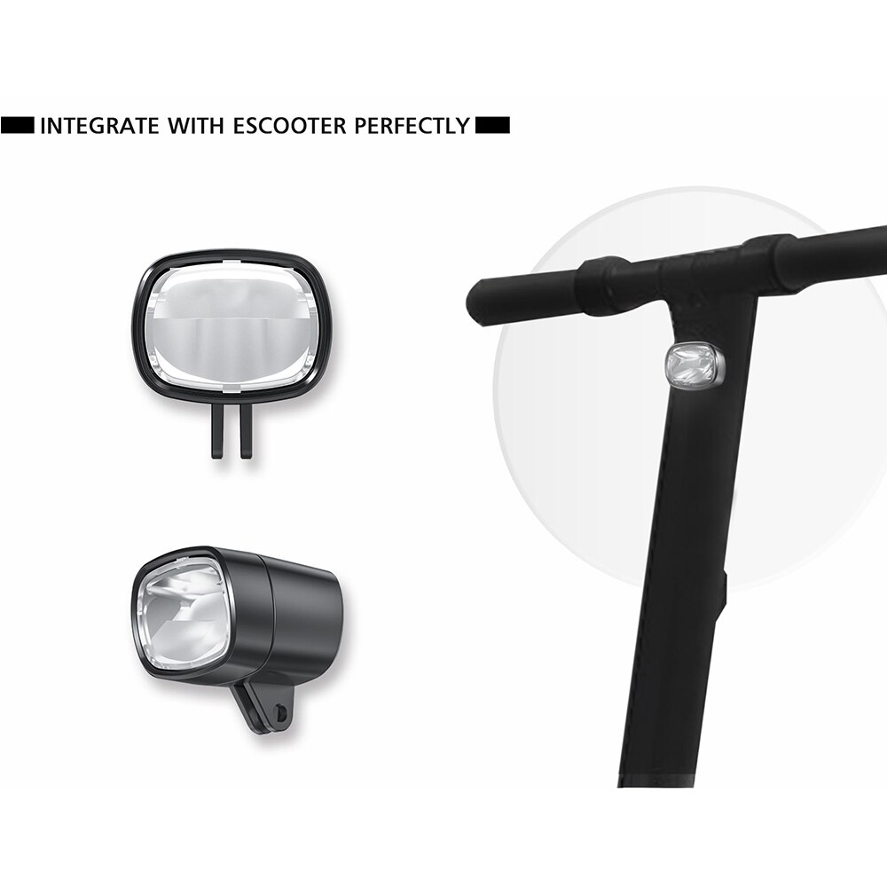 Feu Spanninga Kendo+ Pour Vélo à Moyeu Dynamo - 30 Lux / 120 Lumens - Sans Fixations