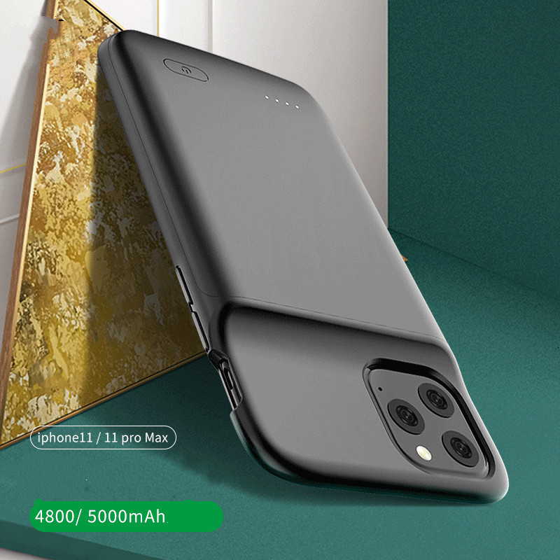 Neue! Für iPhone 11 Batterie Ladegerät Fall Ultra Dünne Weiche Silikon Abdeckung Power Bank Fall für iPhone 11 Pro Max Externe zurück Pack