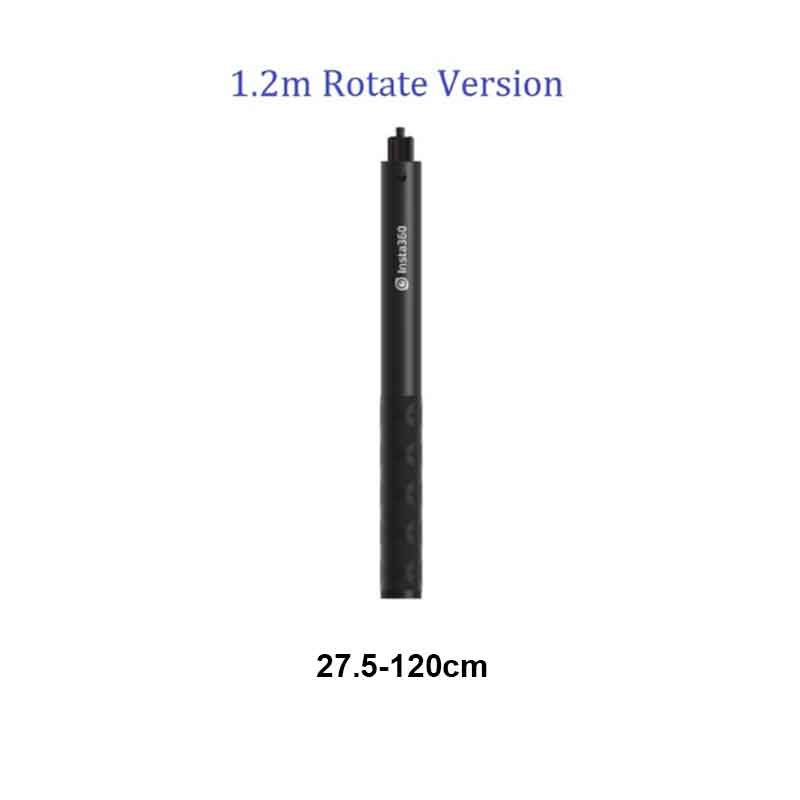 Insta360 Versie 3M Ultra-Lange Extended Edition Koolstofvezel Selfie Stok Accessoires Voor Insta360 Gopro Hero 9 10 6 7 5 4 3: 27.5-120cm