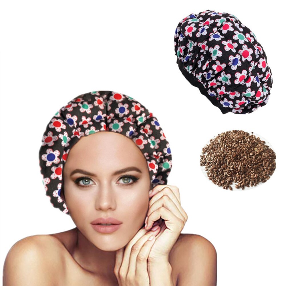 Steamer SPA Heated Cold Hairdress Cap Deep Conditioning Hair Therapy Thermal Heat Microwaveable Heating Cap