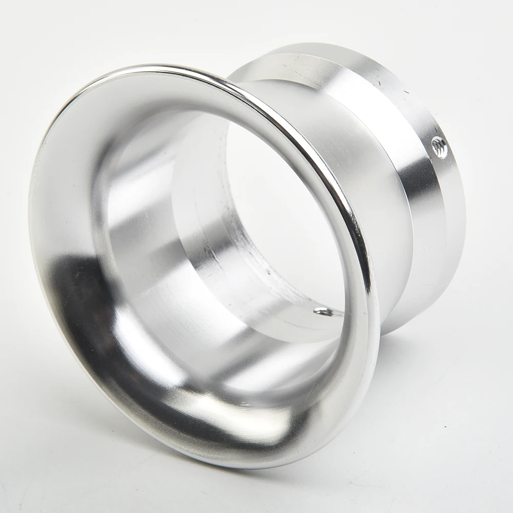 Carburador de liga de alumínio com filtro de ar Chifre de Vento com Parafusos Acessórios de Motocicleta, Prata, 26mm, 28mm, 30mm