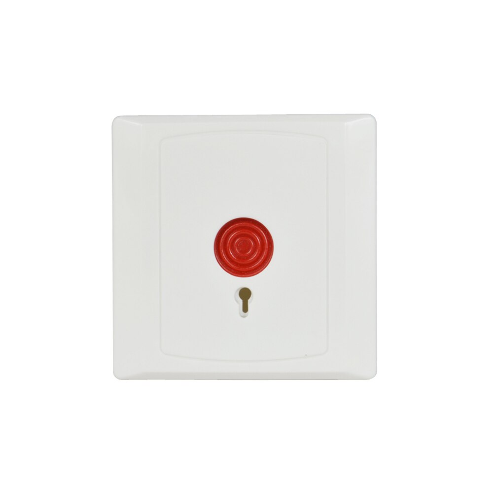 10 PCS Plastic wired emergency button For alarm system key to restoration NC NO signal optional GSM alarm system push alarm