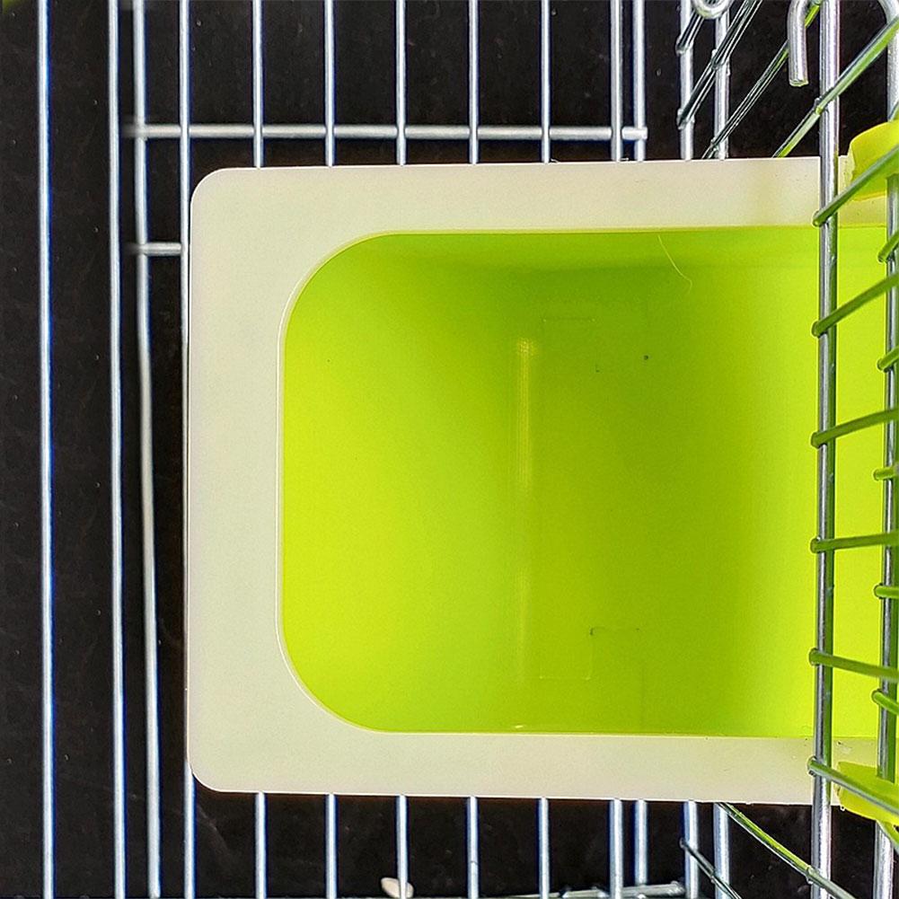 Bird Feeder Durable Lightweight Seed Catcher Tray Birds Cage Hanging Food Dish Cup For Parrot Pigeon Feeding Holder