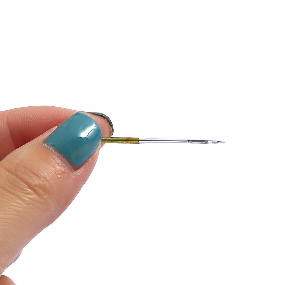 Sy strækstof anti-spring nåle elastisk stof symaskine tilbehør nålestifter husholdnings syværktøj 10 stk/sæt 38mm