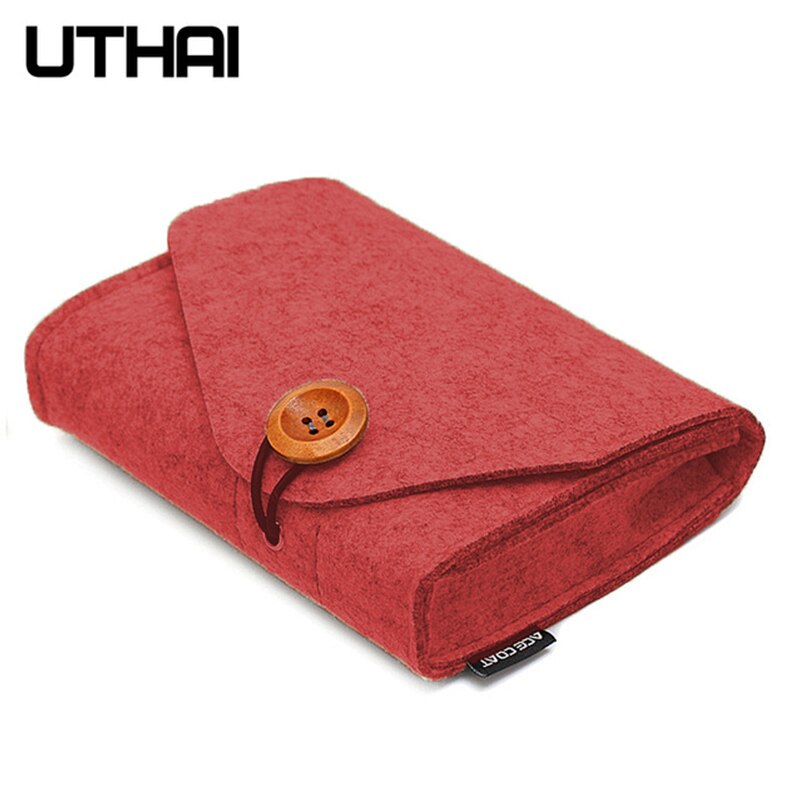 UTHAI T29 Portable 2.5&#39;HDD Case Storage Bag For Macbook Charger Mouse Mobile Power Bank Earphone Digital Accessories Protect Bag