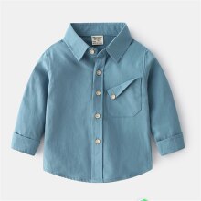 Pour garçons Chemise à manches longues Printemps Bébé Garçons Haut En Coton Dessin Animé Animal Chemise Bébé Printemps Revers chemise Enfant Blouse30