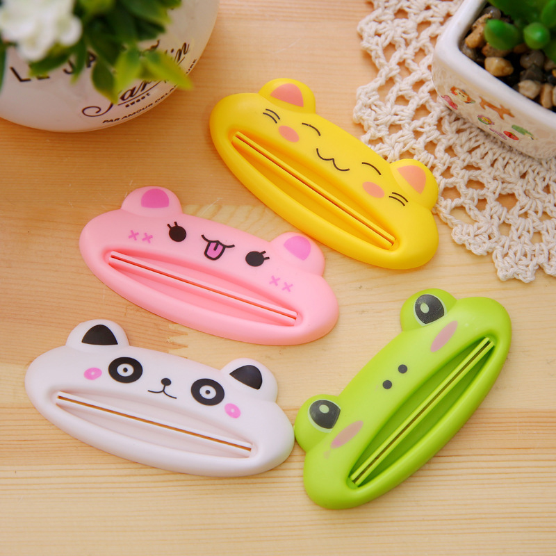 8/5/3/2/1Pcs Bathroom Toothpaste Dispenser Facial Cleanser Squeezer Clip Toothpaste Tube Squeezer Cute Squeeze Toothpaste Device