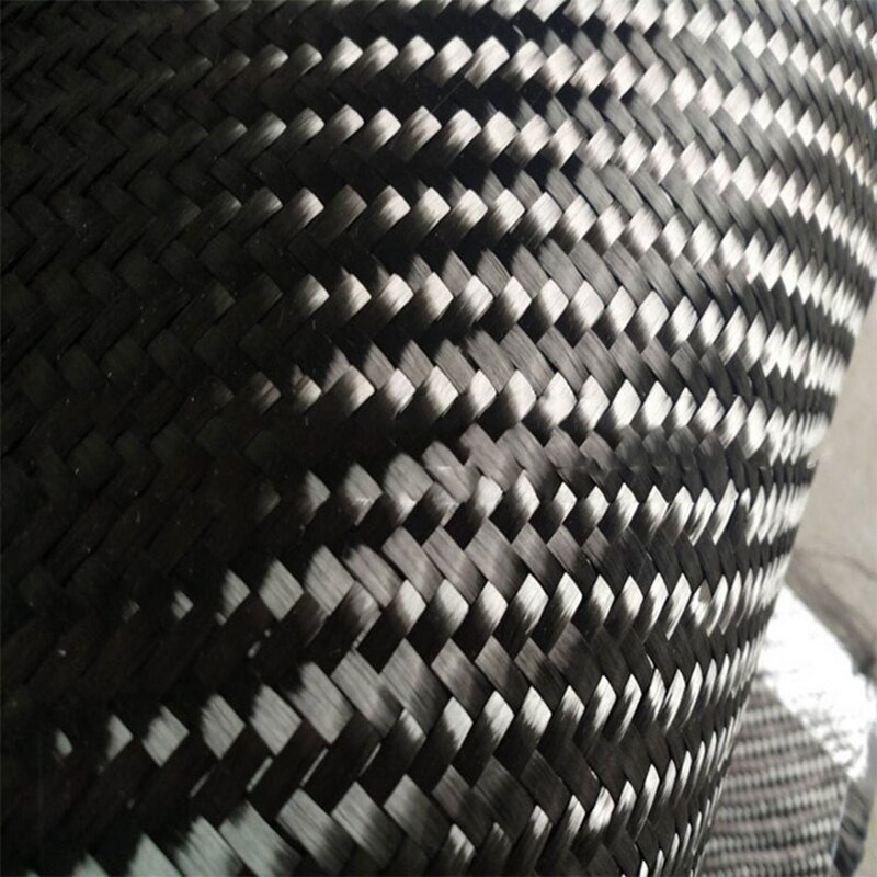 12' X 5' Twill Weave Red Hybrid Carbon Fiber Fabric + Epoxy Resin Kit