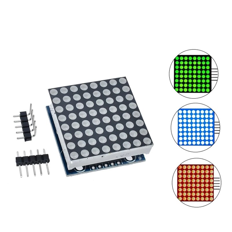 -MAX7219 8X8 LED Dot Matrix Module LED Display Control Module