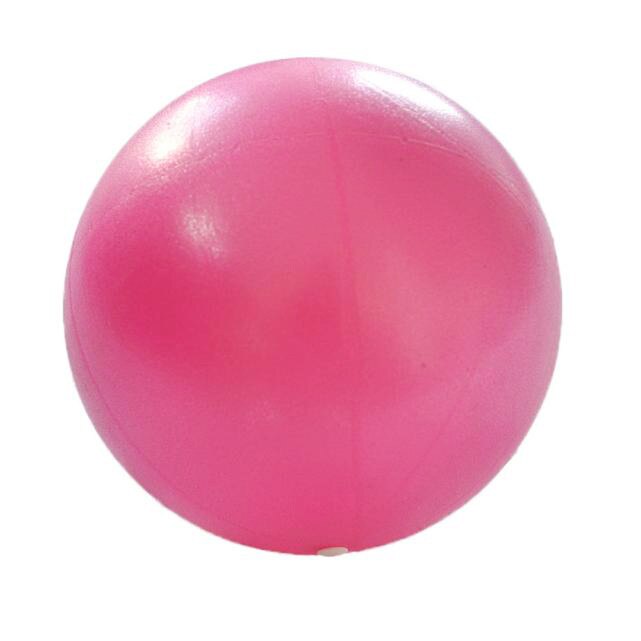Fitness Equipment 25cm Exercise Fitness Gym Smooth Yoga Ball Glossy Fitness Ball 3 Color D8: Pink