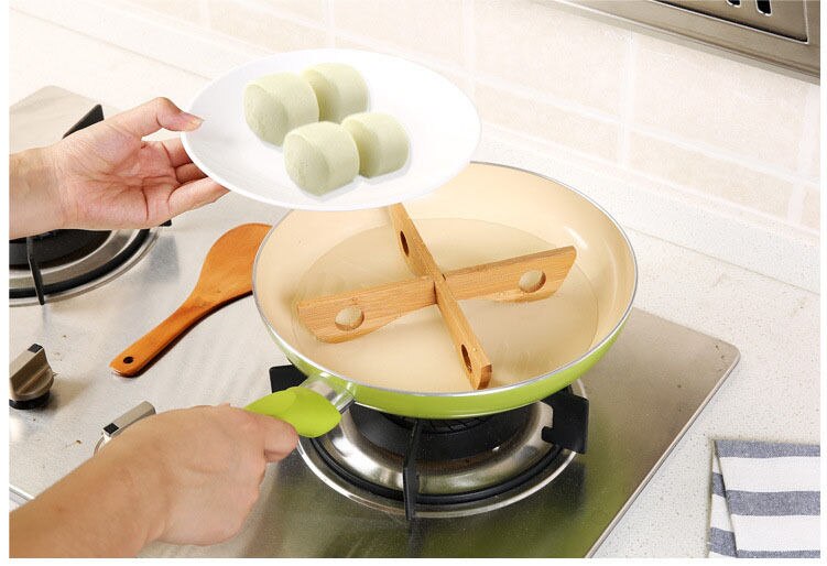 Esteras de bambú resistentes al calor removibles de la estera de la olla soporte de cocina de la cocina almohadilla de aislamiento cuenco taza plato posavasos