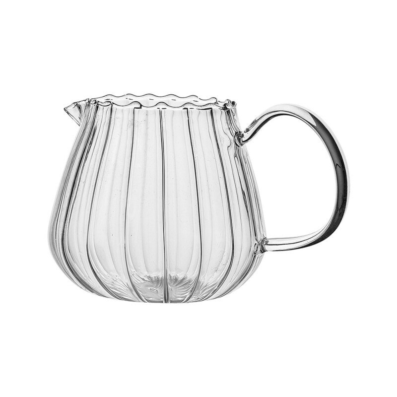 OnePine 1000ml Misurino in Vetro Graduato, Brocca di Misurazione Trasparente con Coperchio, Resistente Al Calore, per Tè, Caffè, Latte