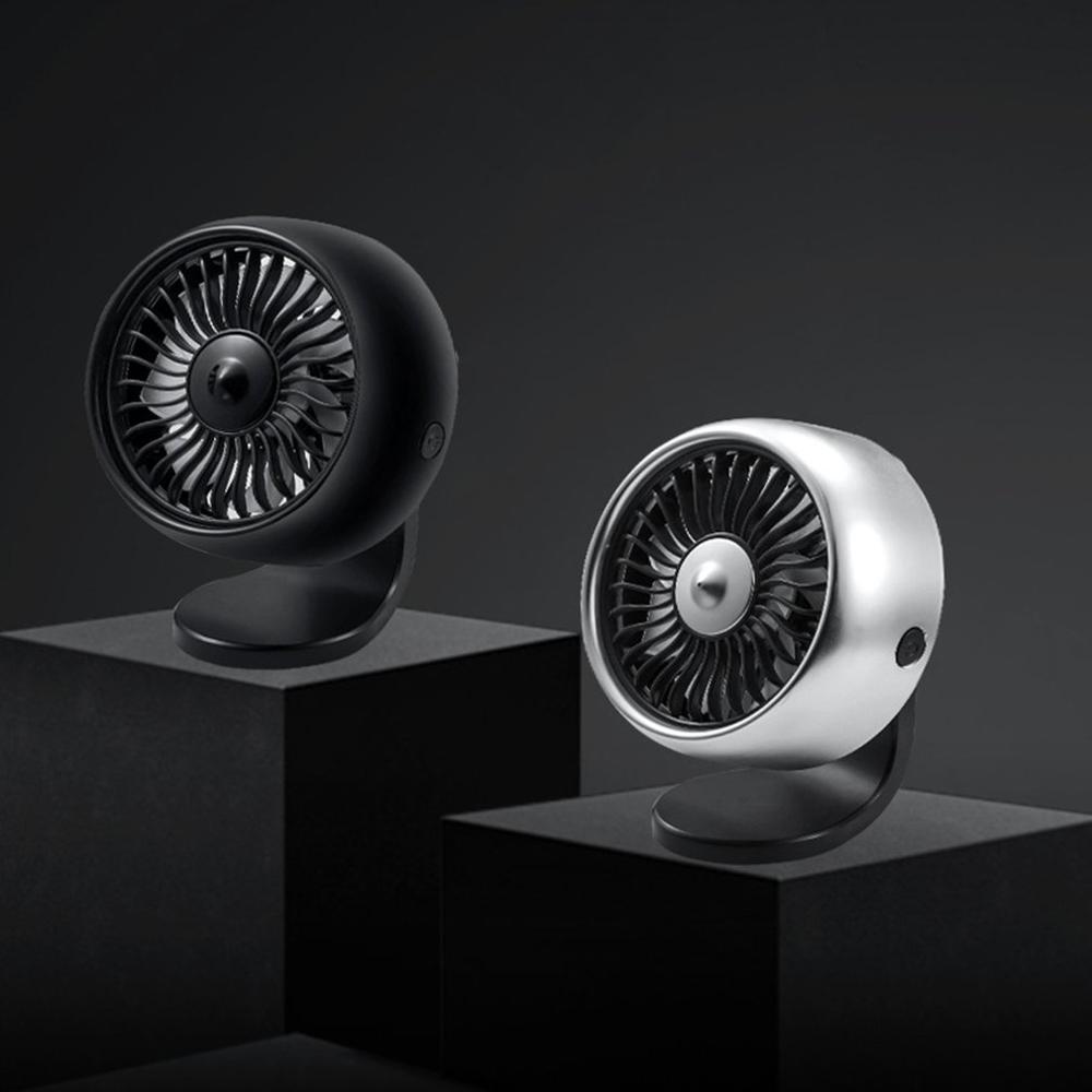 Car multi-functional fan 3 Speed Adjustment USB Car Fan Air Conditioner Colorful Light Dashboard Cooling Fan