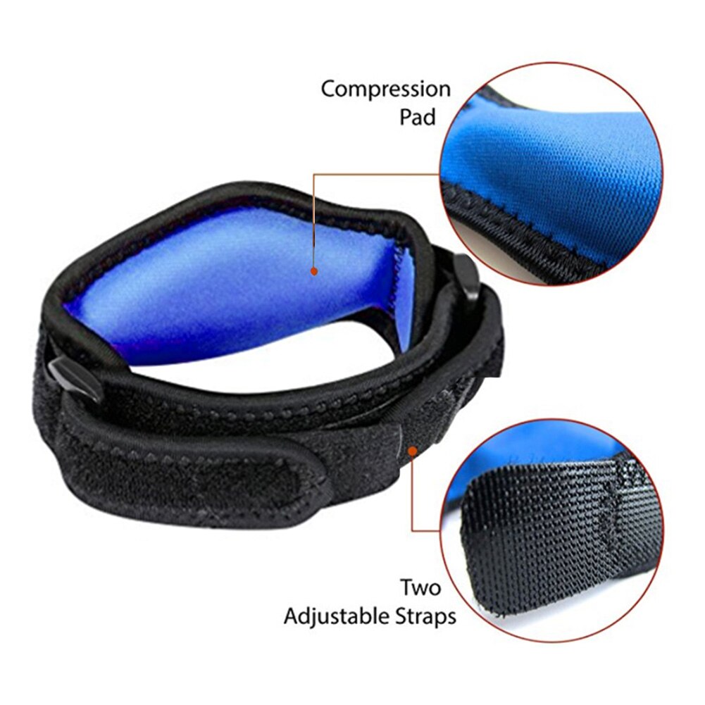 Protective Elbow Brace Sports Accessories Adjustable Tennis EVA Sleeve Compression Pad Strap Support Pain-free Comfort Forearm