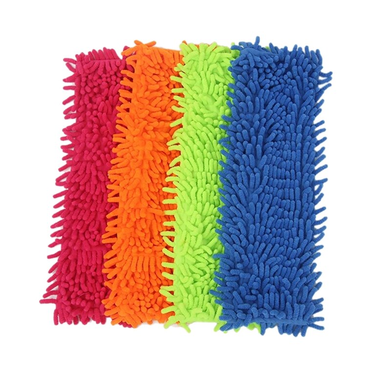 4 Stuks Doek Mop Hoofd Vervangen De Vloer Schoonmaakdoekje De Mop Vervangen Doek Huishoudelijke Reiniging Tool Accessoire: Default Title