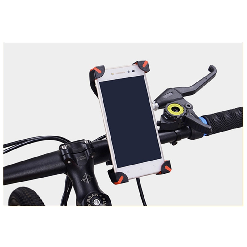 360 graders rotation cykel telefonholder mtb vejcykel mobil support justerbar montering stativ front smartphone rack tilbehør