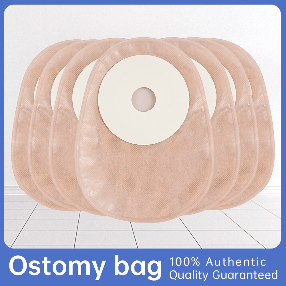 10pcs/lot; Economical Drain Valve Colostomy Bags for Adults; Onepiece
