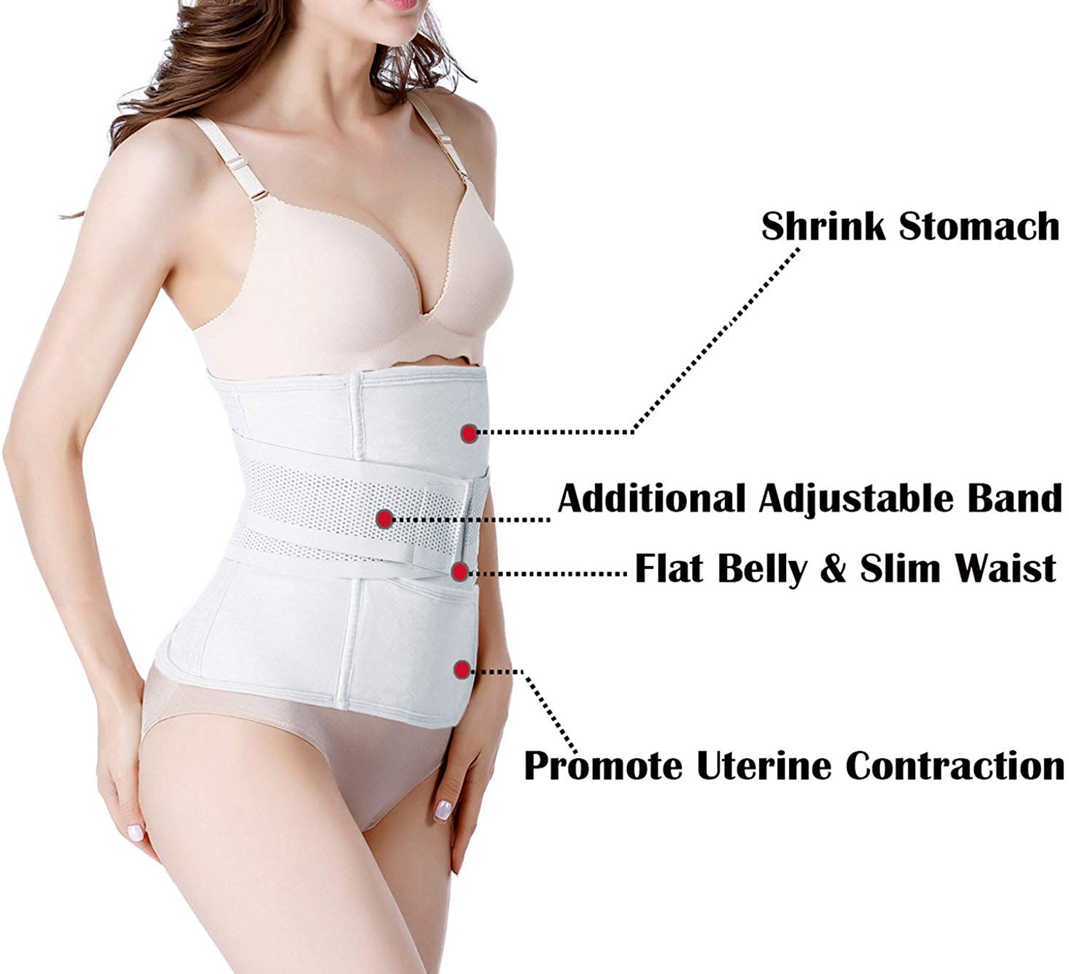 Postpartum Girdle C-Section Recovery Belt Back Support Belly Wrap Belly Band Shapewear