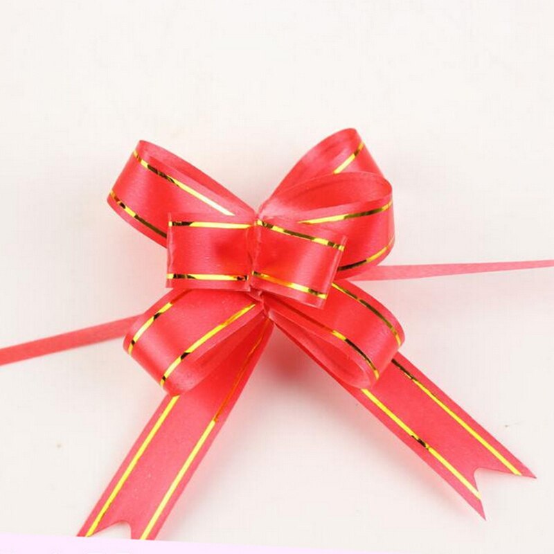 10 pièces décoration fête de mariage d'anniversaire fleur nœud ruban de traction