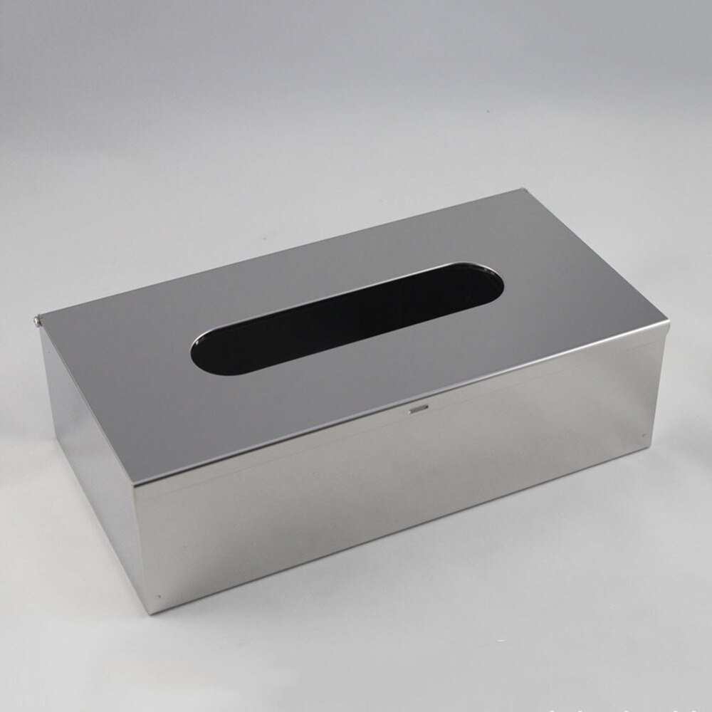 Rectangle Paper Facial Tissue Box Cover Holder Wall Mounted Or Freestanding Use For Bathroom Vanity Countertops Bedroom Dressers