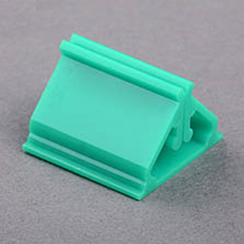 50pcs 10 Colors Plastic Card Base Stand for Paper Card Board Games Children Cards Stand Game Accessories: Green