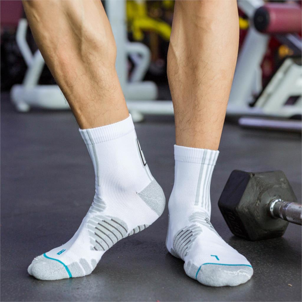 Baumwolle Feuchtigkeit Absorption Socken Pro Männer Schweiß Drainage Deodorization Sport Fitness Laufen Zubehör