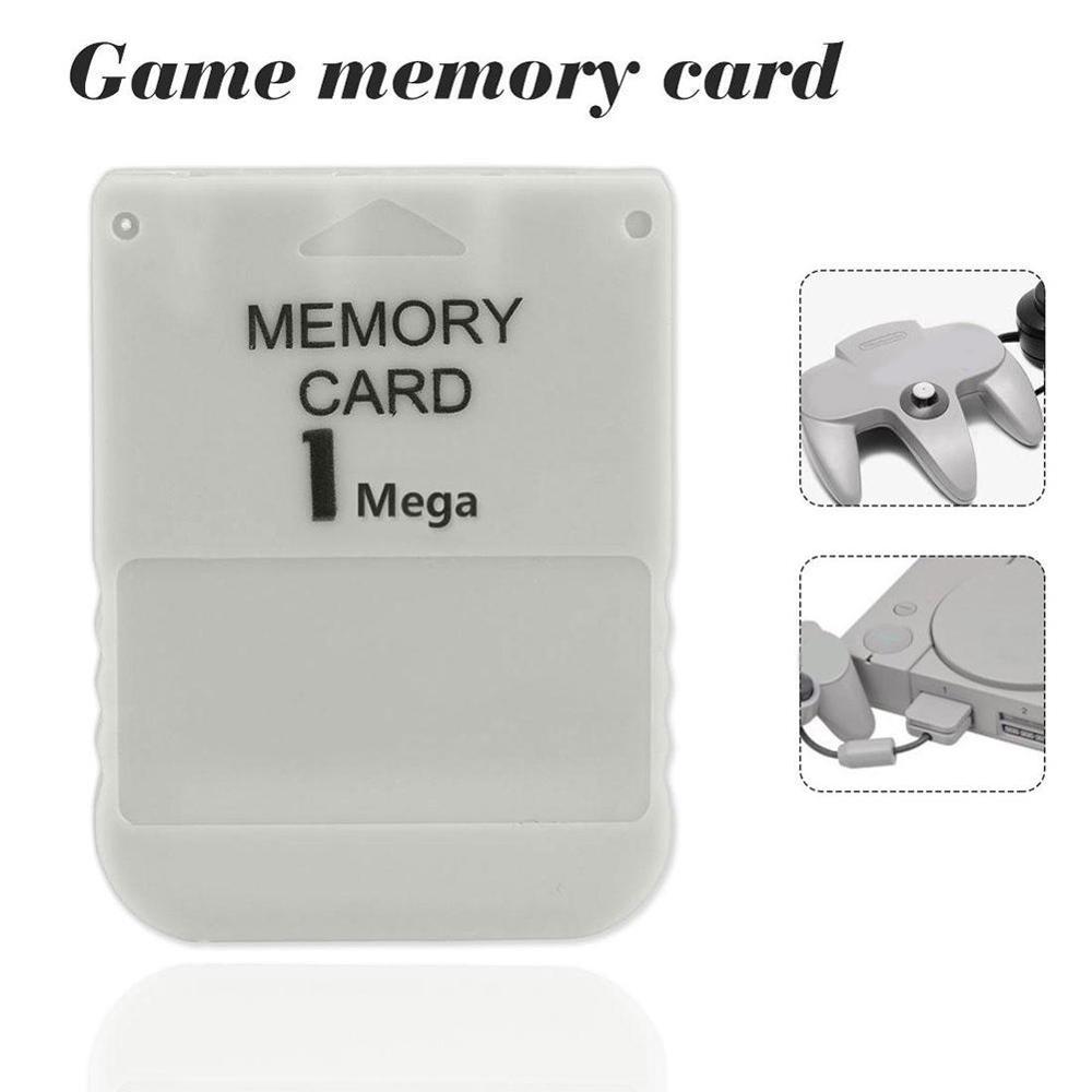 PS1 Geheugenkaart 1 Mega Geheugenkaart Voor Playstation 1 PS1 Psx Game Handige Praktische Betaalbare Wit 1 M 1mb