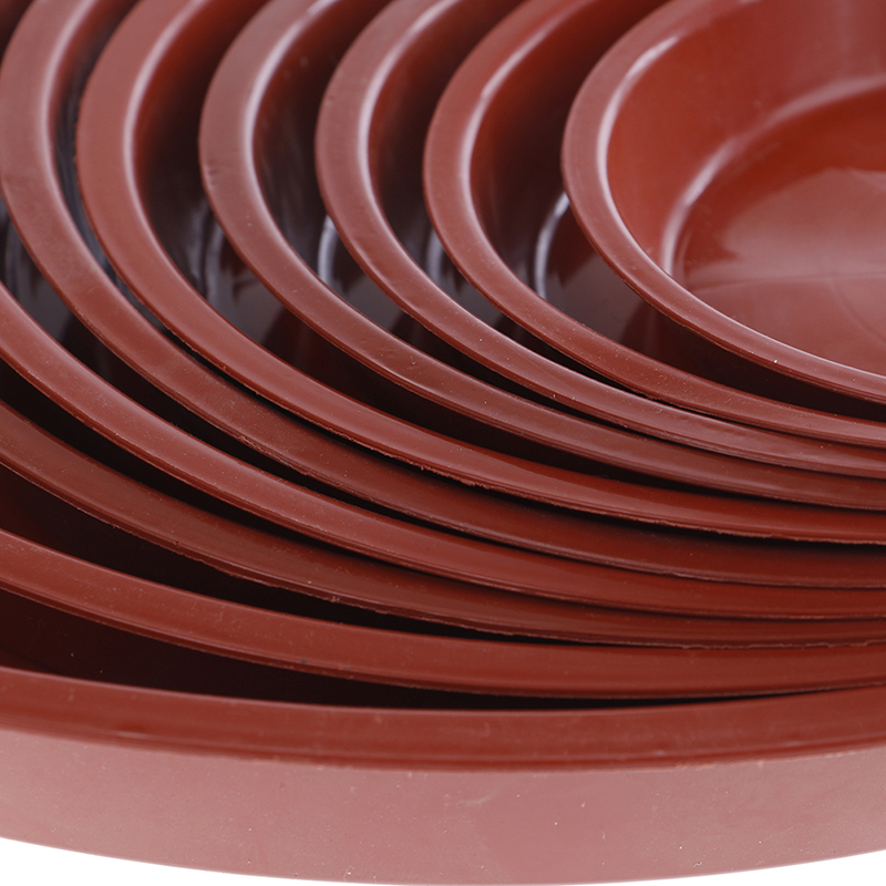 1pcs flower pot tray round base solid color flower pot dish home office flower pot tray