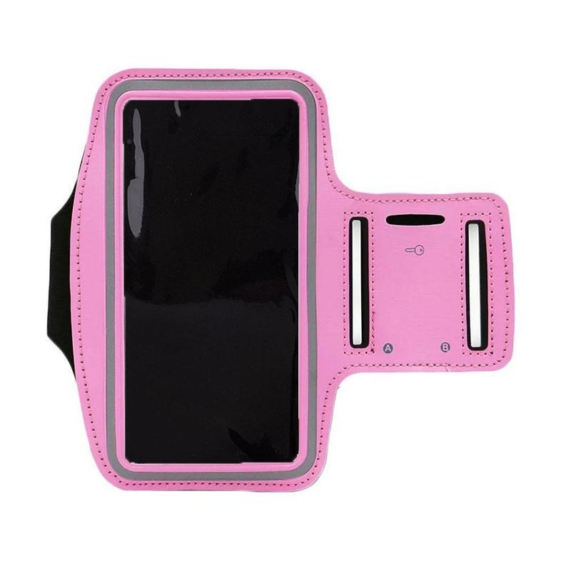 Outdoor Sports Arm Bag Running Fitness Wrist Bag 4 Inch Mobile Arm Arm Cycling Phone 6 Strap To Bag Portable Universal R8L3: Pink