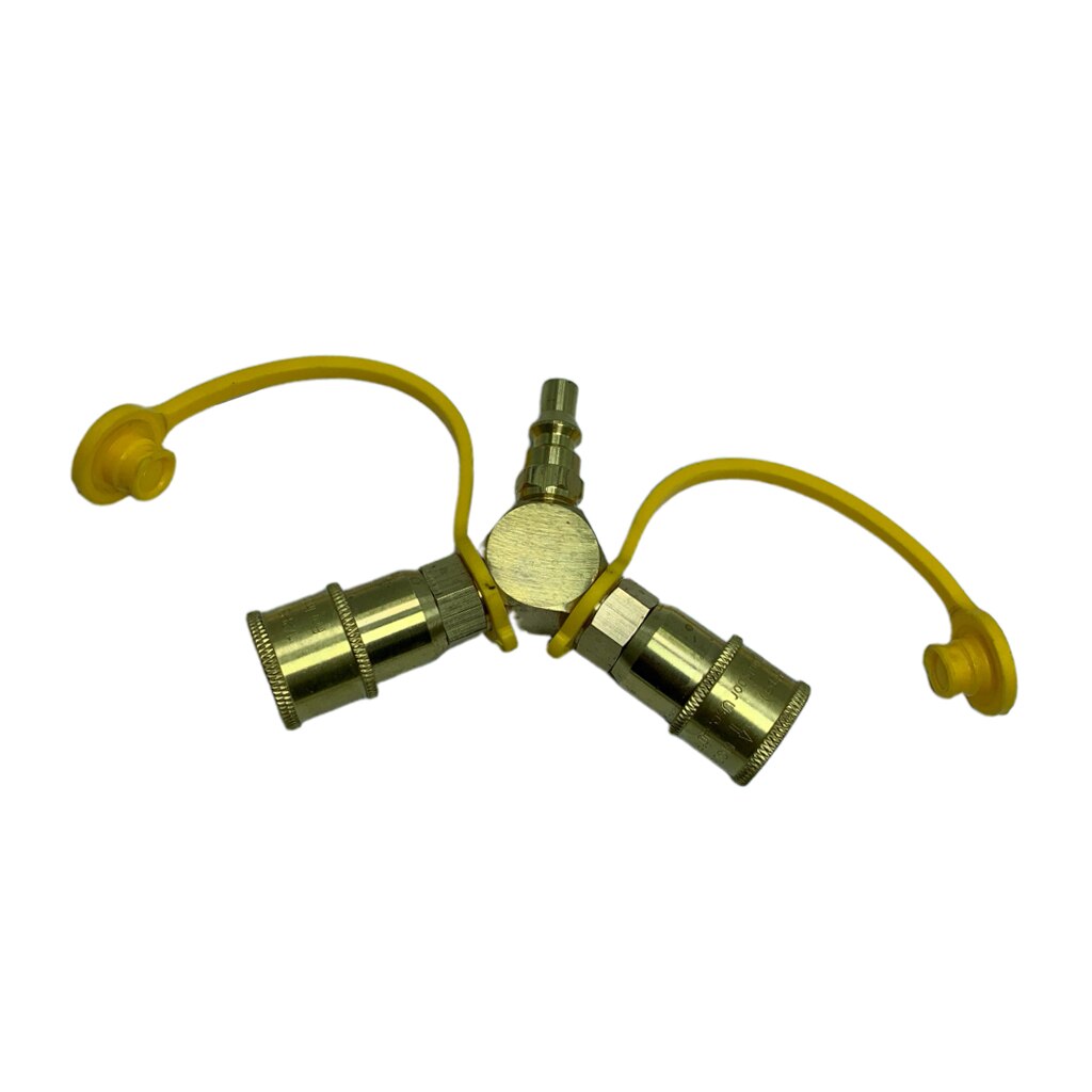 1/4 "RV Propane connexion rapide Y séparateur adaptateur raccords pièces