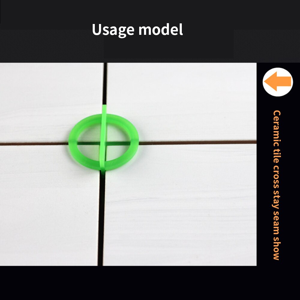 Removable Tile Leveling System Slit Locator Floor Laying Tile Alignment Leveler Clips Construction Tool