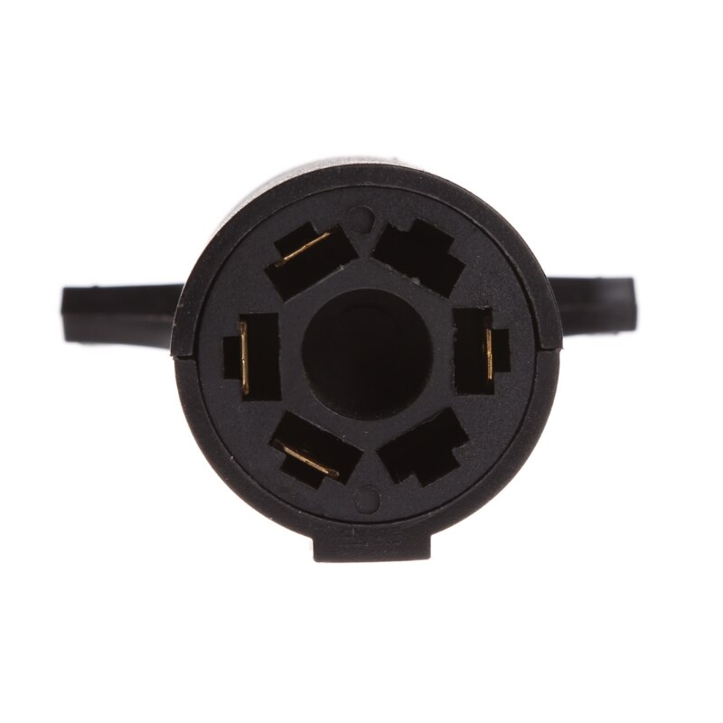 7 Way Round to 4 Pin Flat Blade Trailer Connector Plug Light Adapter RV Boat