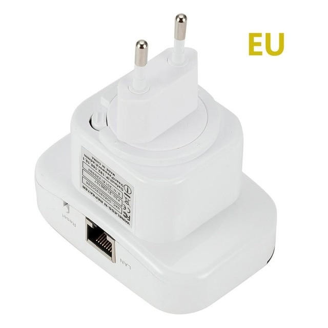 300Mbps Wi-Fi Repeater - Wireless-N 802.11g AP Router Extender - Signal Booster: EU Plug