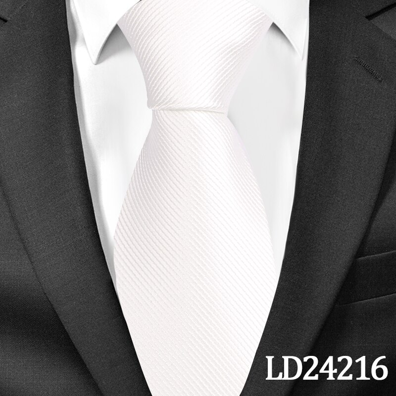 Klassiske solide slips til mænd afslappet halsslips gravatas slips corbatas 8cm brede brudgom slips til fest: Ld24216