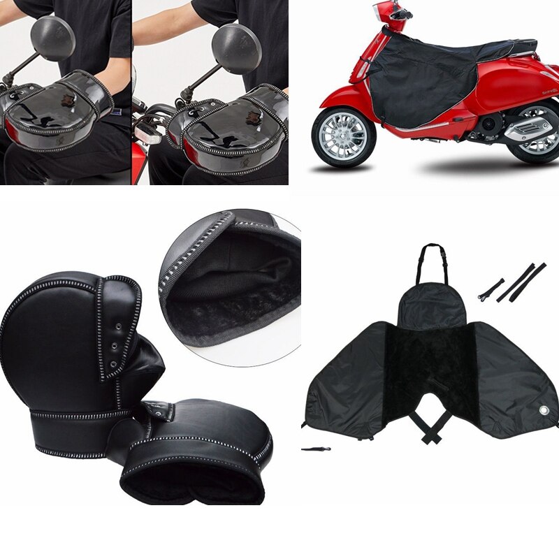 Motor scooters beenhoes knie deken warmer voor motorfiets waterdicht winddicht motorfiets winter quilt beenhoes scooter: Beenbedekking handschoen b