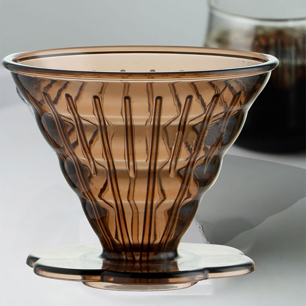 1Pc Giet Over Koffie Druppelaar Handleiding Koffiezetapparaat Papierloze Filter Glazen Karaf Pot Percolators
