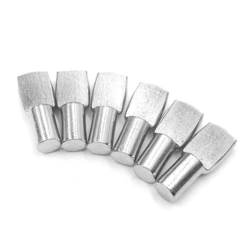 120 Pcs 5mm Shelf Pins Spoon Shape Cabinet Furniture Shelf Support Pegs Studs Clear With Metal Pin Kitchen Cabinet Shelves