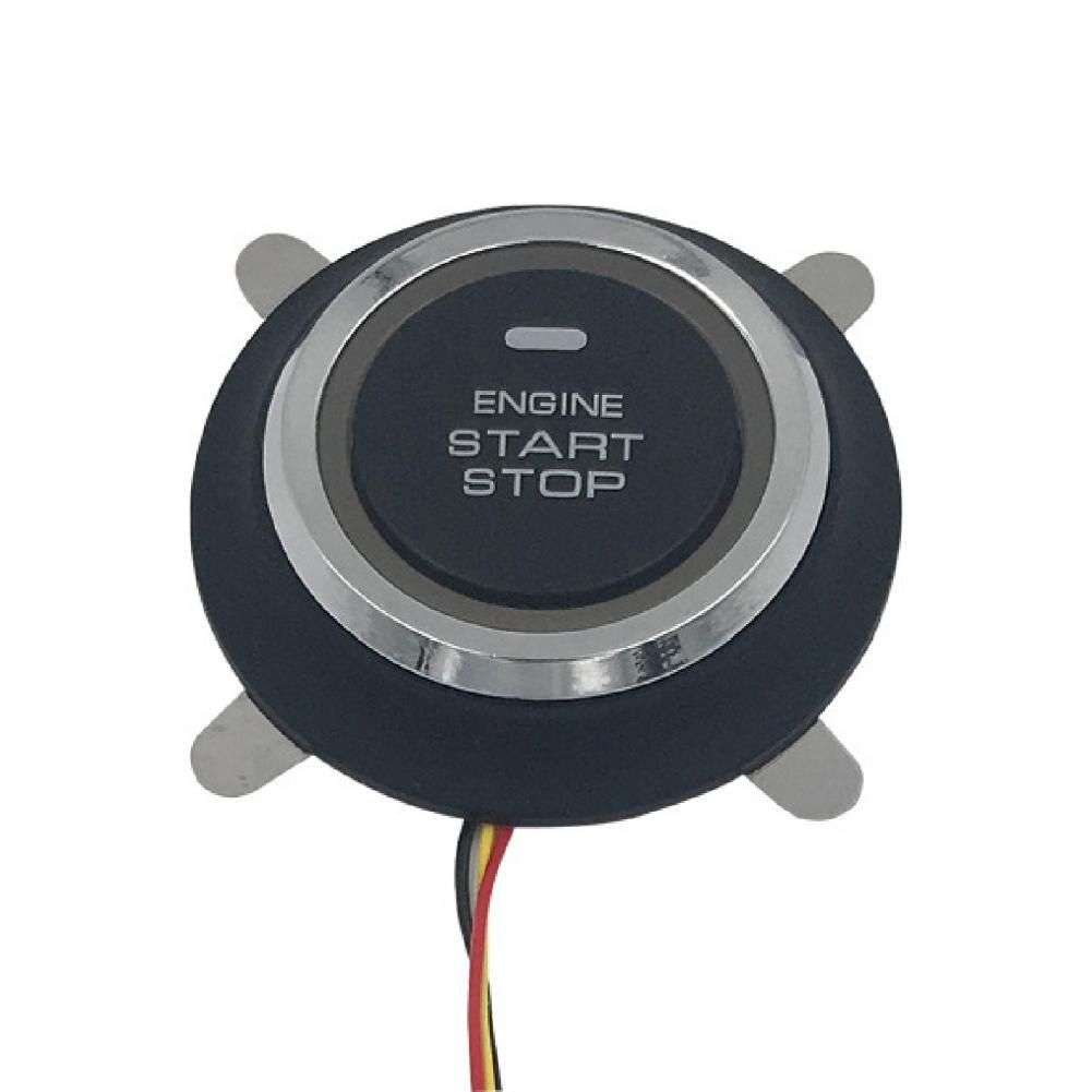 Start Push Button Universal 12V Car Engine Start Push Button Easy to Use Engine Switch Black 12V Engine Start Stop Switch