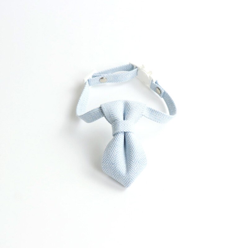 Bonitinho Laço Coleira de gato Fugir Colar Liberação rápida Gravata Bicho de estimação Acessórios Ajustável Colares Gatos Fivela de segurança: Vermelho