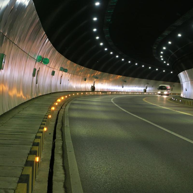 IP67 12LED 0.36W Powered Tunnel Guidance Light LED Wall Mount Maker Lamp Plastic Engineering Safety Road Safety Road Stud Light