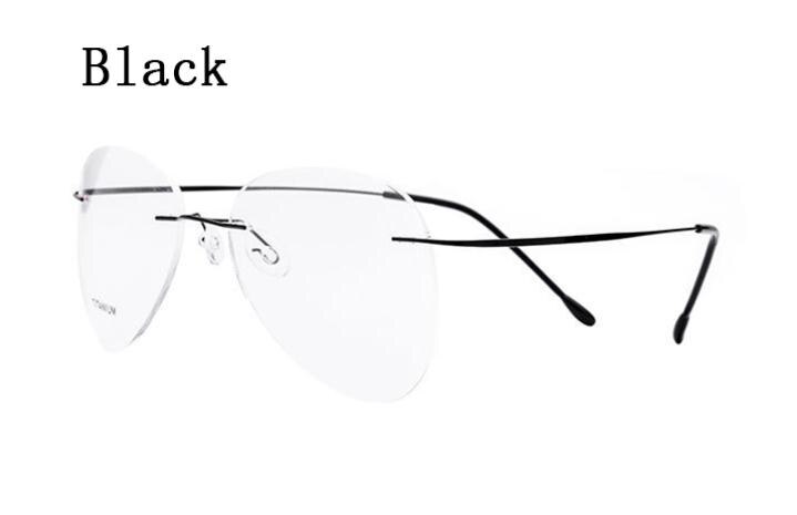 Montuur van titaniumlegering voor piloten met bijziendheid, transparant, voor dames en heren, met geheugen, benen en bijziendheid,  r5: 1