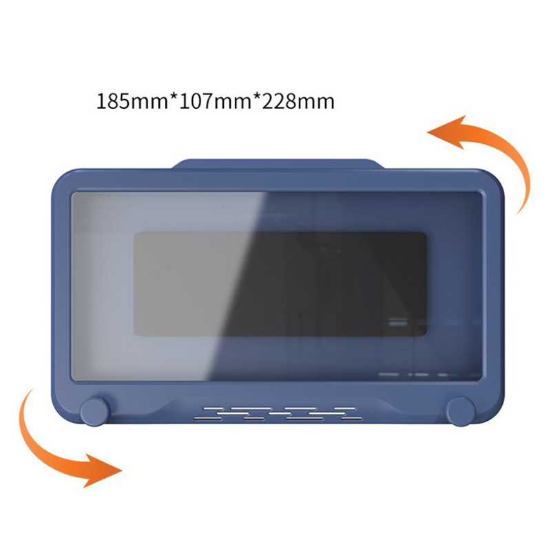 Telefoonhouder Badkamer Waterdicht Thuis Muur Telefoonhoesje Stand Box Zelfklevend Touchscreen Telefoon Shell Douche Afdichting Opslag: Sky Blue